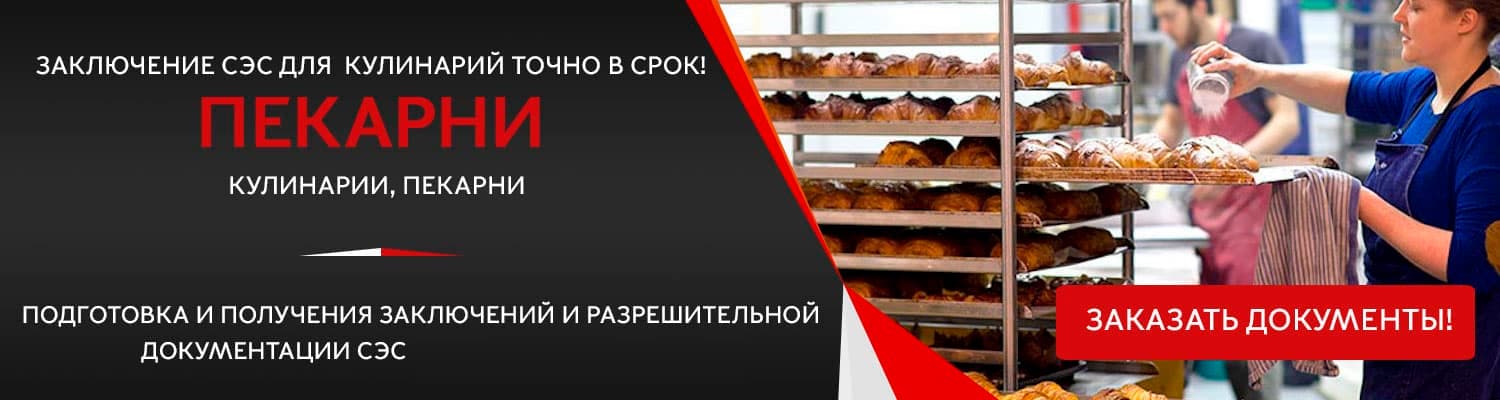 Документы для открытия пекарни в Зарайске